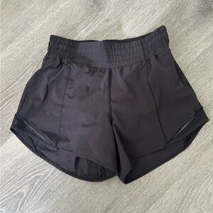 lululemon athletica Black Women's Athletic Shorts Hottie Hot